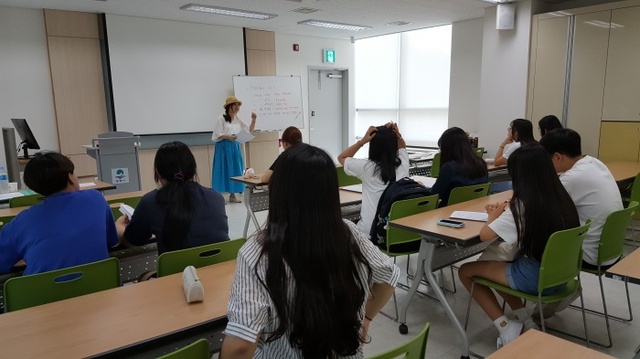 ▲ 평택장당도서관 청소년자원봉사단 자가발전 교육