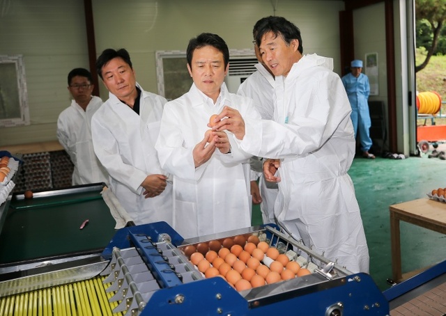 ▲ 남 지사, 계란농가 방문1