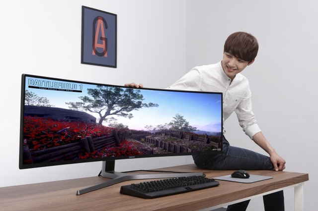 ▲ 삼성전자 세계 최대 크기 QLED 게이밍 모니터 CHG90 국내출시(1)