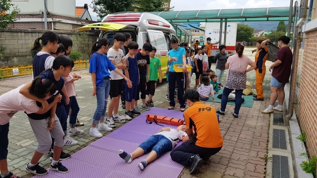 ▲ 소방안전체험교육