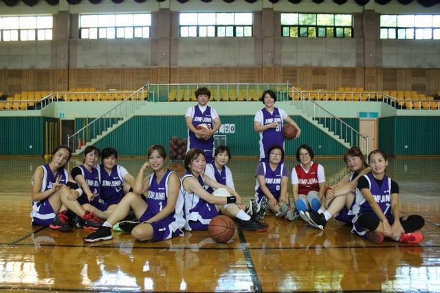 ▲ 평택시 줌마점프 농구단