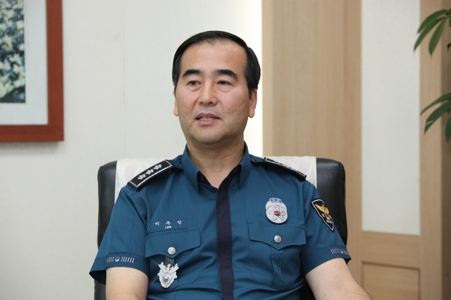 ▲ 이주민 인천경찰청장 인터뷰사진