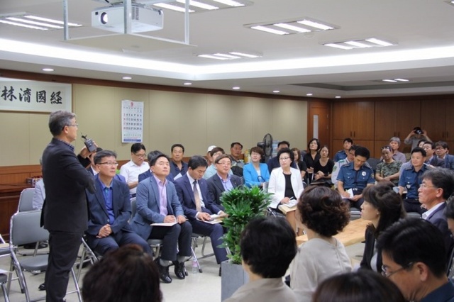 ▲ 파주서 치안설명회