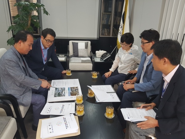 ▲ 서울지방국토관리청 관계자 면담