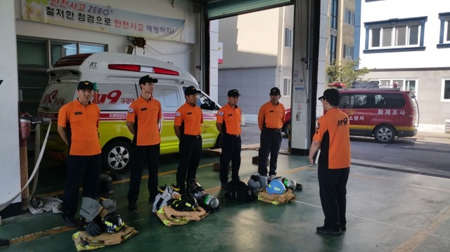 ▲ 소방서 특별교육