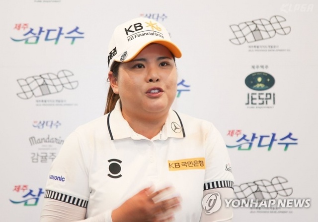 ▲ ▲인터뷰하는 박인비. 연합뉴스