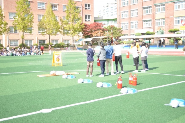 ▲ 2017재난대응 안전한국훈련 설명회 개최 거점학교 시범훈련 실시2