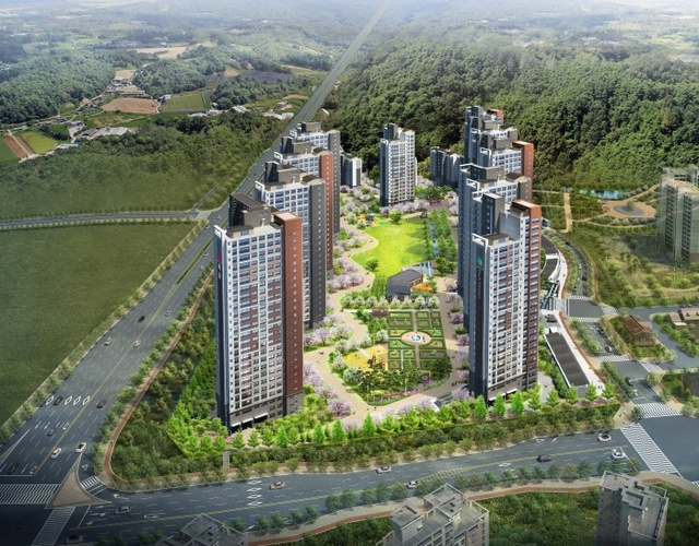▲ 파주 운정 화성파크드림 조감도