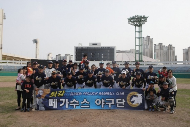 ▲ 수원페가수스 선수들