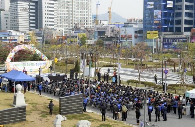 ▲ 역전근린공원 전경