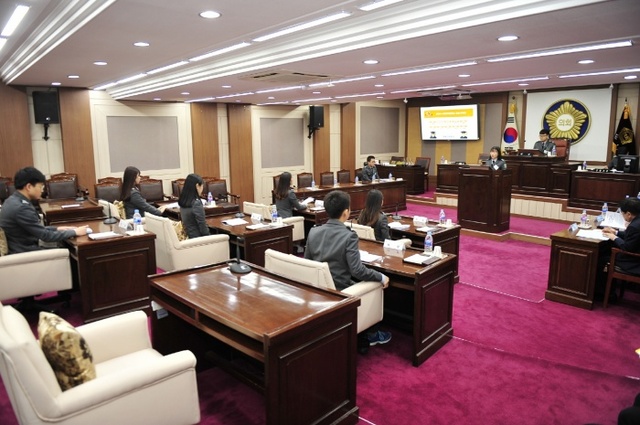 ▲ 포천시의회, 제10회 모의의회 경연대회