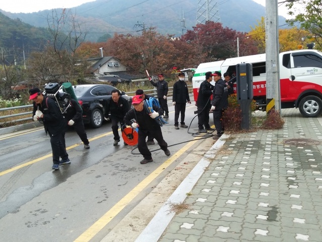 ▲ 군포시 가을철 산불방지대책본부 운영