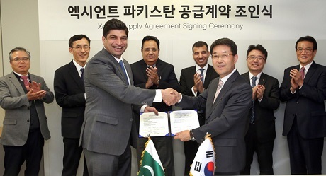 ▲ 현대자동차는 파키스탄에 대형트럭 200대를 공급하는 계약을 체결했다. 이는  지난 1월 진출한 이후 최대규모 공급계약이다. 사진/현대자동차 제공