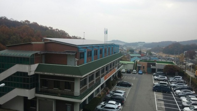 ▲ 맑은물사업소  태양광설치 전경 사진
