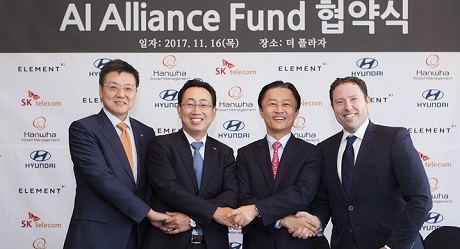 ▲ 현대자동차와 SK텔레콤, 한화자산운용 등 3사가 공동으로 4천500만 달러 규모의‘AI 얼라이언스 펀드(AI Alliance Fund)’를 출범해 글로벌 혁신 스타트업에 투자한다. 사진/현대자동차 제공