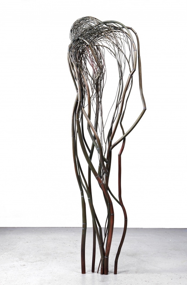▲ 안재홍,나를본다,동파이프 산소용접,200x90x20 cm,2013