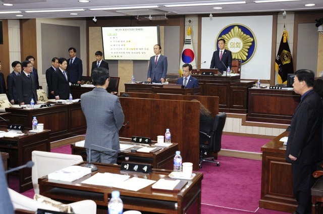 ▲ 제129회 정례회 개회