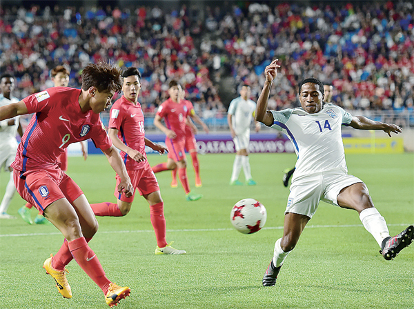 수원월드컵경기장에서 열린 U-20월드컵 예선(한국-잉글랜드)