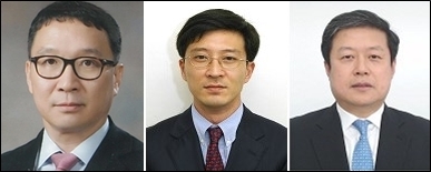 ▲ 왼쪽부터 김학수 금융위 권선물위원회 상임위원, 최준우 중소서민금융정책관, 김정각 기획조정관. 사진/금융위
