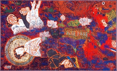 ▲ 박생광, 명성황후, 1983. 이영미술관 제공
