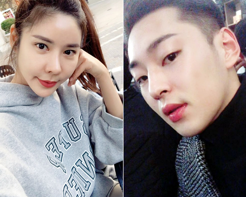 ▲ 김준희 & 이대우 인스타그램 캡처