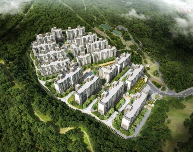▲ 수지 광교산아이파크 조감도(주경)