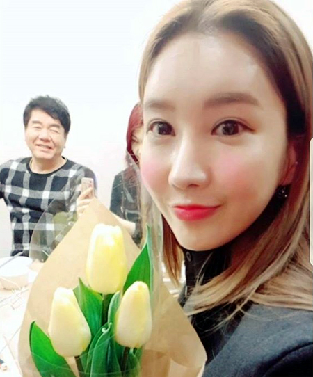 ▲ 유세미 심형래 생일축하 인증샷