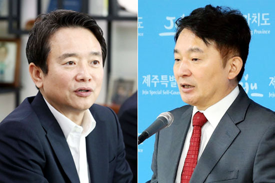 ▲ 남경필 경기지사(왼쪽), 원희룡 제주 지사