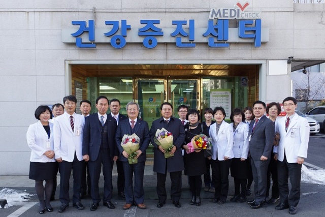 ▲ 건협 채종일 회장 인천지부 방문