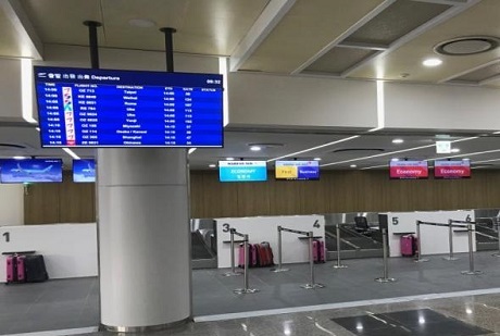 ▲ 광명 도심공항터미널 내부. 도심공항터미널을 이용할 경우 인천공항 이동과 수속 시간이 1시간가량 줄어들 것으로 보인다. 사진/국토교통부