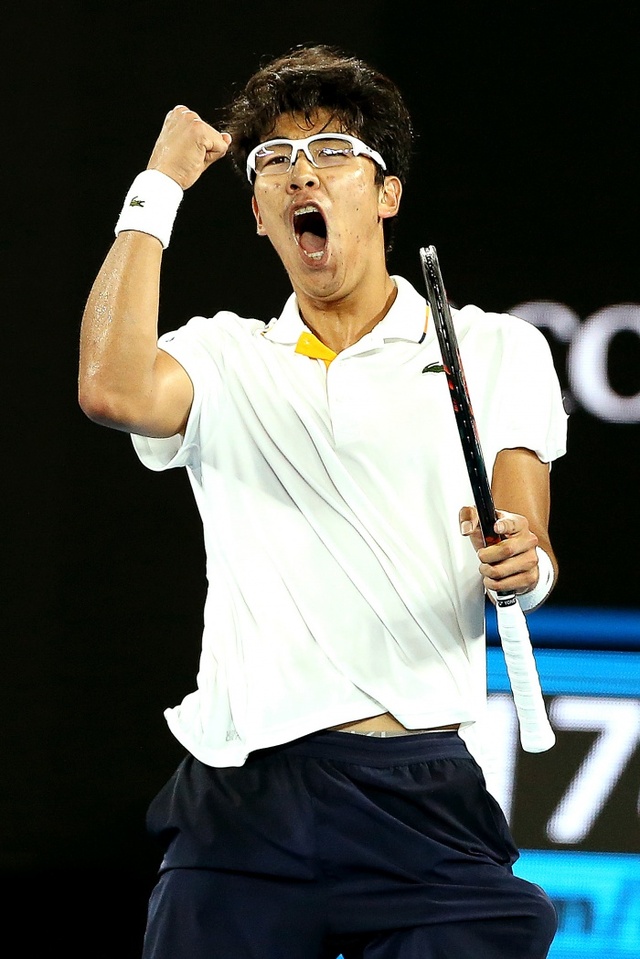 ▲ 28일 발표한 남자프로테니스(ATP) 단식 세계 랭킹에서 29위까지 치솟은 한국 테니스의 간판 정현.경기일보DB