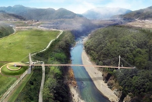 ▲ 한탄강 출렁다리 조감도