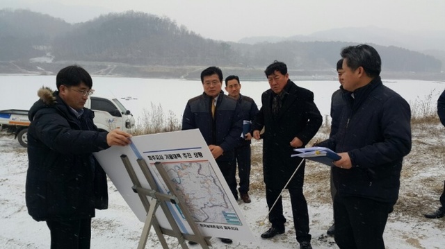 ▲ 가뭄대책사업현장 방문