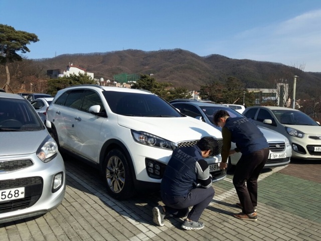 ▲ 광주시, 체납차량 새벽 추적 영치의 날 운영!