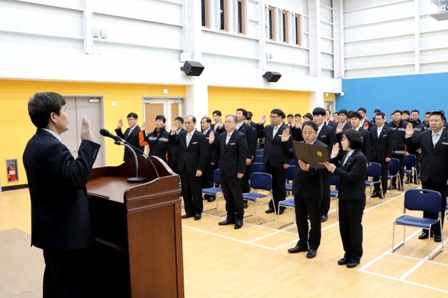 ▲ (180222) 인천송도소방서, 음주운전 금지 및 청렴 자정결의대회 개최