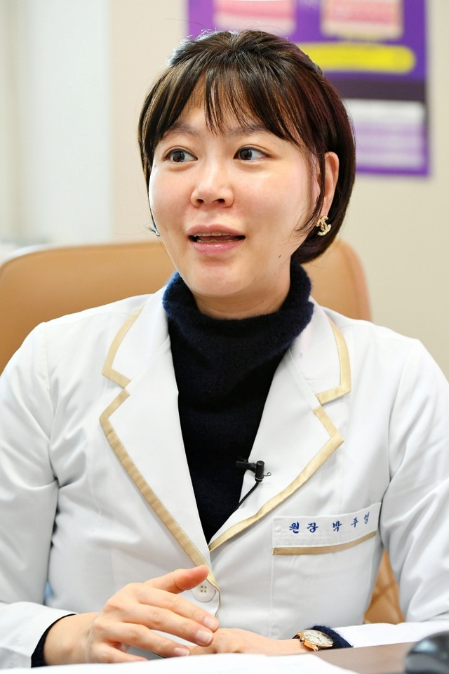 ▲ 박주영 뉴케이피부과 원장은 안면홍조 치료가 남녀 비율이 6:4일 정도로 남성 비율이 높다고 말했다. 사진/조태형 기자