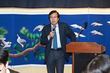 ▲ 김석환 KISA 원장이 23일 광화문에서 열린 기자 간담회에서 발언하고 있다. [한국인터넷진흥원 제공=연합뉴스]