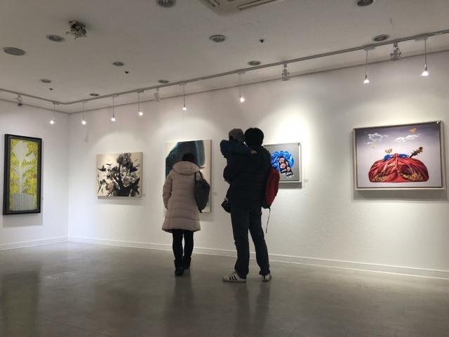 ▲ 군포 문화재단 다시, 봄 전시장 전경