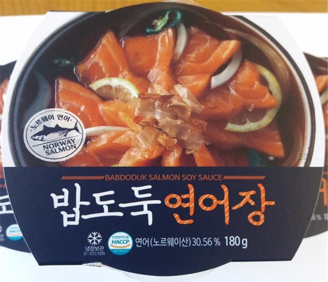 ▲ 화성시 백미리 영어조합법인이 상품화에 성공한 밥도둑 연어장