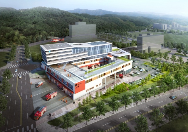 ▲ 북부소방재난본부 신축합동청사 조감도