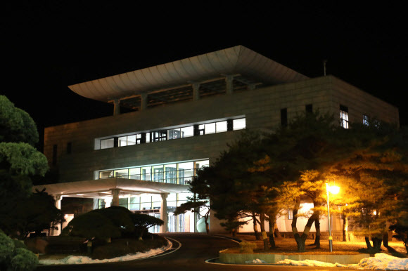 ▲ 남북이 합의한 제3차 남북정상회담 개최 장소 판문점 평화의 집. 사진공동취재단 자료사진=연합뉴스