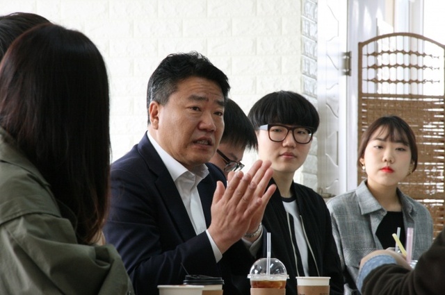 ▲ 박해광예비후보 청년간담회