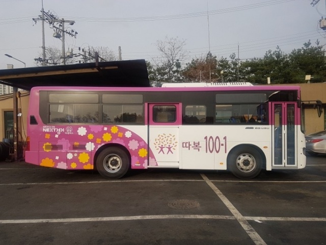 ▲ 군포-따복버스 100-1번 운행 개시