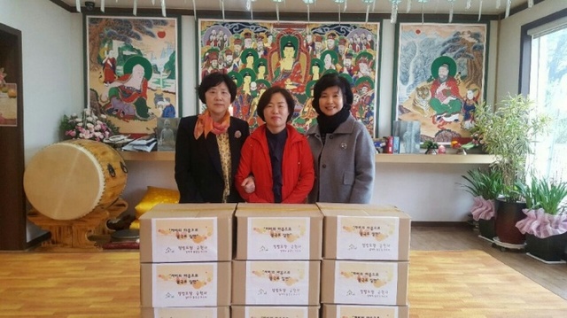 ▲ 광주시 퇴촌면 금천사, 소외된 이웃에 나눔 실천