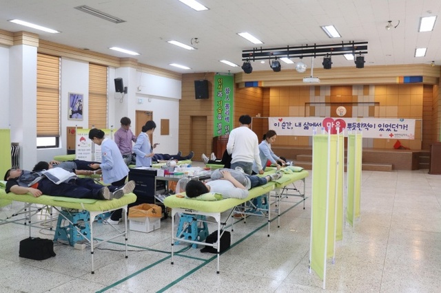 ▲ 한국폴리텍대학 화성캠퍼스, 사랑을 나누는 헌혈 캠페인 실시