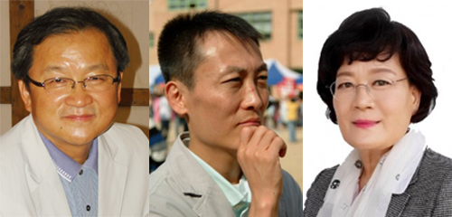 ▲ 이동훈 서울시립대 환경학과 교수,  김추종 자원순환시민센터 사무국장, 김미화 자원순환사회연대 사무총장