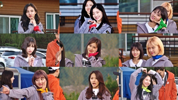 ▲ '런닝맨' 촬영 중 '트와이스'. SBS제공