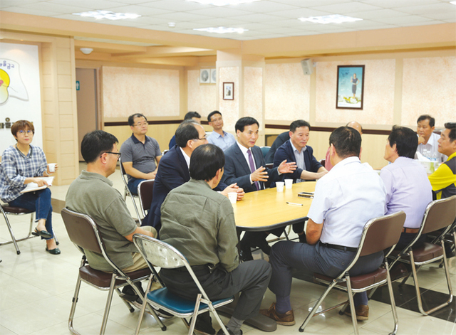 황효진 사장이 십정2구역 주민대표회의 위원들과 간담회를 통해 사업추진에 대한 강한 의지를 다시 한번 표명했다.
