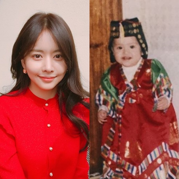 ▲ 배우 한보름이 공개한 어린 시절 모습. 한보름 인스타그램