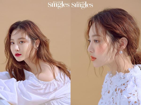 ▲ 그룹 걸스데이 유라. '싱글즈' 5월호 화보